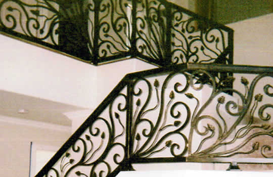 Custom Iron Stair Railings